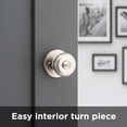 thumbnail image 6 of Kwikset Juno Bed/Bath Knob in SN, 6 of 10
