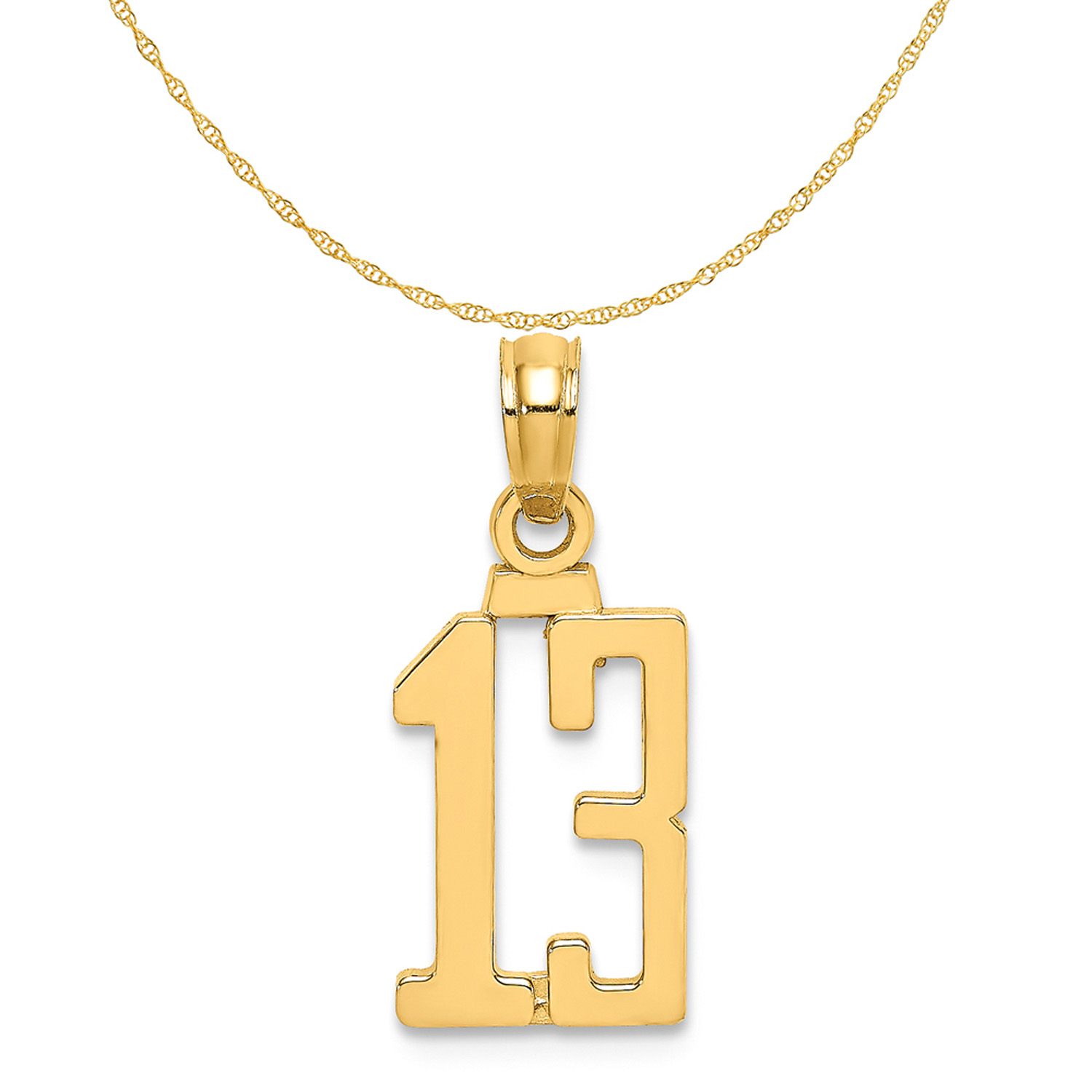 10K Yellow Gold Lightweight Rope Chain 
