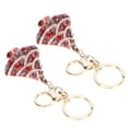 thumbnail image 3 of 2Pcs Christmas Tree Keychain Portable Cute Fashionable Pendant Ornaments Holiday DecorationRed, 3 of 10