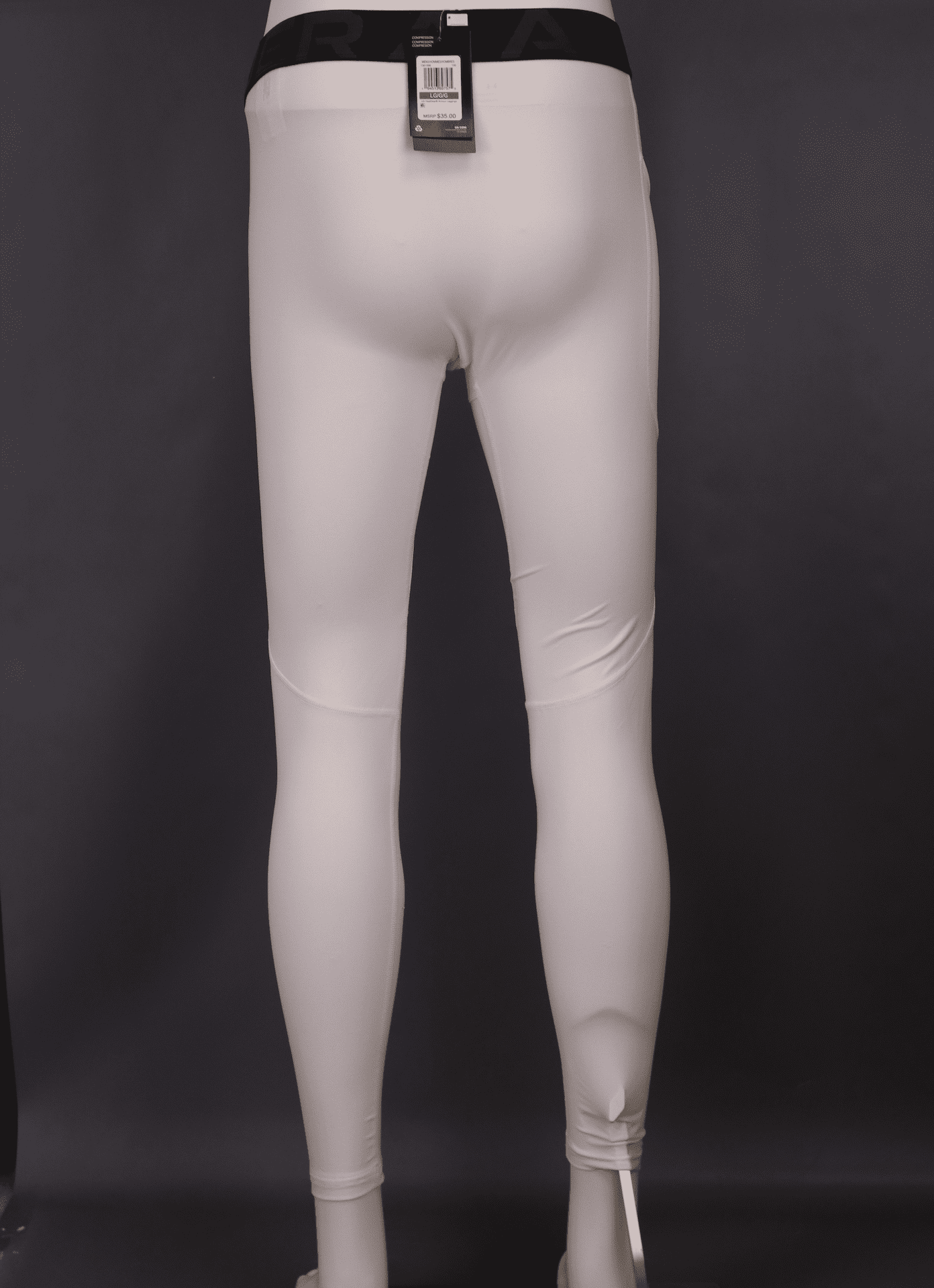 UNDER ARMOUR スポーツウエア  LG Under Armour 1361586-100-LG HeatGear Armour Mens White Size LG