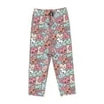 thumbnail image 4 of Balery Cartoon Hearts print Women's Pajama Pants,Ultra Lightweight Pjs,Lounge Pant-Medium, 4 of 9