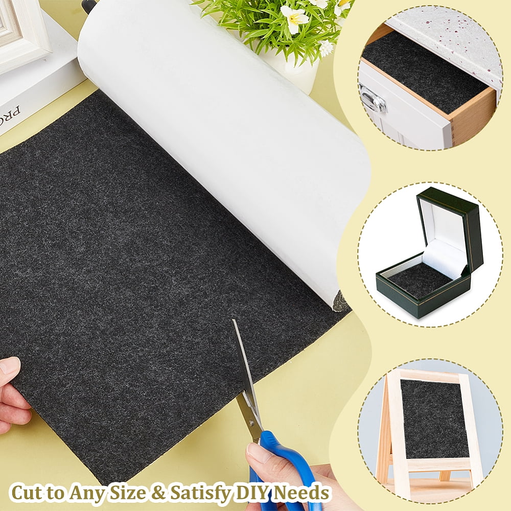 1roll Felt Fabric DIY Crafts Black 3000x300x2mm