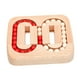 thumbnail image 2 of Cubo Giratorio de Madera con Forma de Frijol Mágico para Dedos, Juguete Antiestrés, Adorno, Suministros para Fiestas, Regalo, Rompecabezas para Adulto Cuentas de madera, 2 of 8