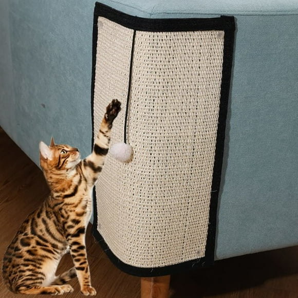 Cat Scratching Mat Sofa Furniture Protection Cat Scratching Board Natural Sisal Cat Claws Care Toy Scratching Furniture Mat Carpet Cat Grinding Claw Protect Furniture
