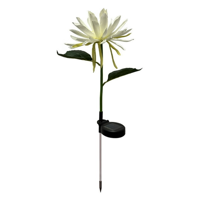 Sentmoon jusqu'à 90 % de Rabais Lampe Épiphyllum Solaire Décoration de Cour Extérieure Insertion au Sol Lampe DEL Aubaines du Jour Liquidation Prime