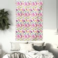 thumbnail image 3 of Butterfly Tapestry, Spring Season Themed Blooming Nature Inspired Flora and Fauna Pattern Swirls, Wall Hanging for Bedroom Living Room Dorm Decor, 40W X 60L Inches, Multicolor, by Ambesonne, 3 of 5