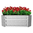 thumbnail image 2 of Pure Garden Raised Garden Bed Plant Holder Kit With Adjustable Galvanized Iron by  (23.5" L x 23.5" W x 12" H), 2 of 6