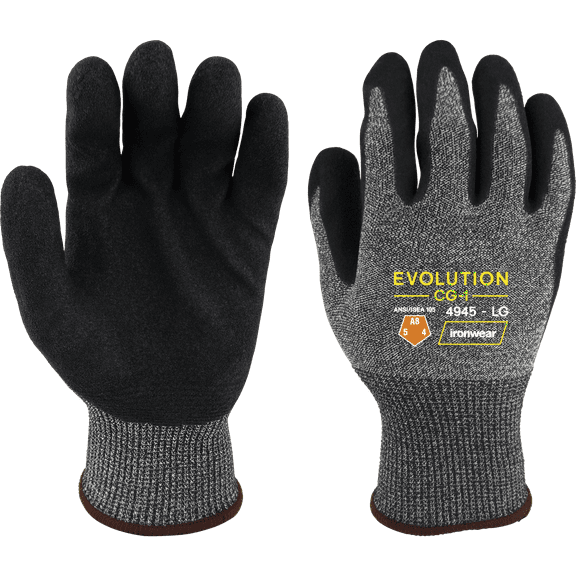 Ironwear 4945 Evolution CG-1 Cut Resistant Level A8 | 15 gauge glove
