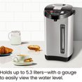 thumbnail image 3 of Chefman 5.3 Liter Electric Hot Water Pot with Safety Lock - Stainless Steel, New, 3 of 8