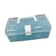 thumbnail image 2 of Estuche para guardar joyas,Estuche transparente para guardar joyas con 32 compartimentos,Caja de almacenamiento de aretes de gran capacidad de 32 unidades,Organizador de joyas portátil con Azul, 2 of 10