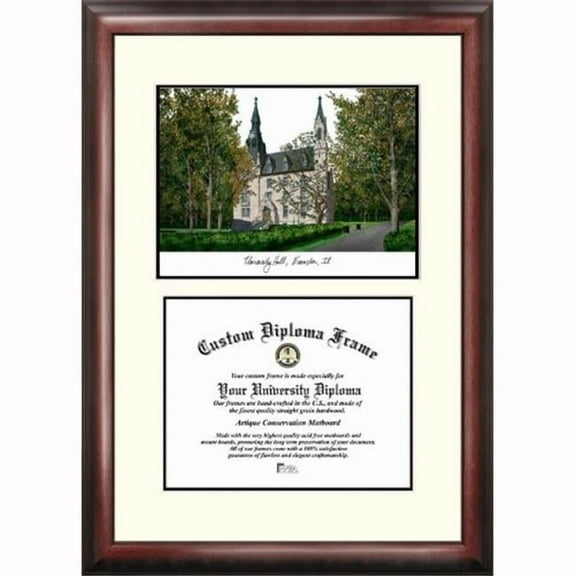 Campusimages IL971LV Northwestern University Legacy Scholar Diploma Frame