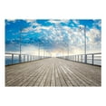 thumbnail image 3 of Tiptophomedecor Landscape Wallpaper Wall Mural - The Pier, 3 of 4