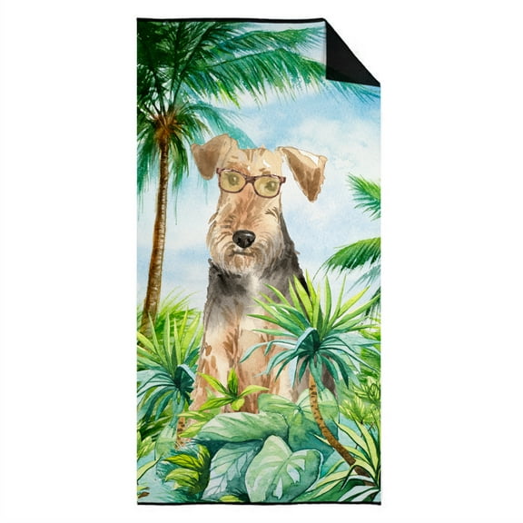 Carolines Treasures CK2994TWL3060 Airedale Terrier Premium Beach Towel 30W X 60H multicolor