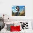 thumbnail image 4 of Picia Joyful Animated Bird Pattern Decorative Picture – Unique Wall Art, Modern Canvas Print for Trendy Interiors (Horizontal), 4 of 6