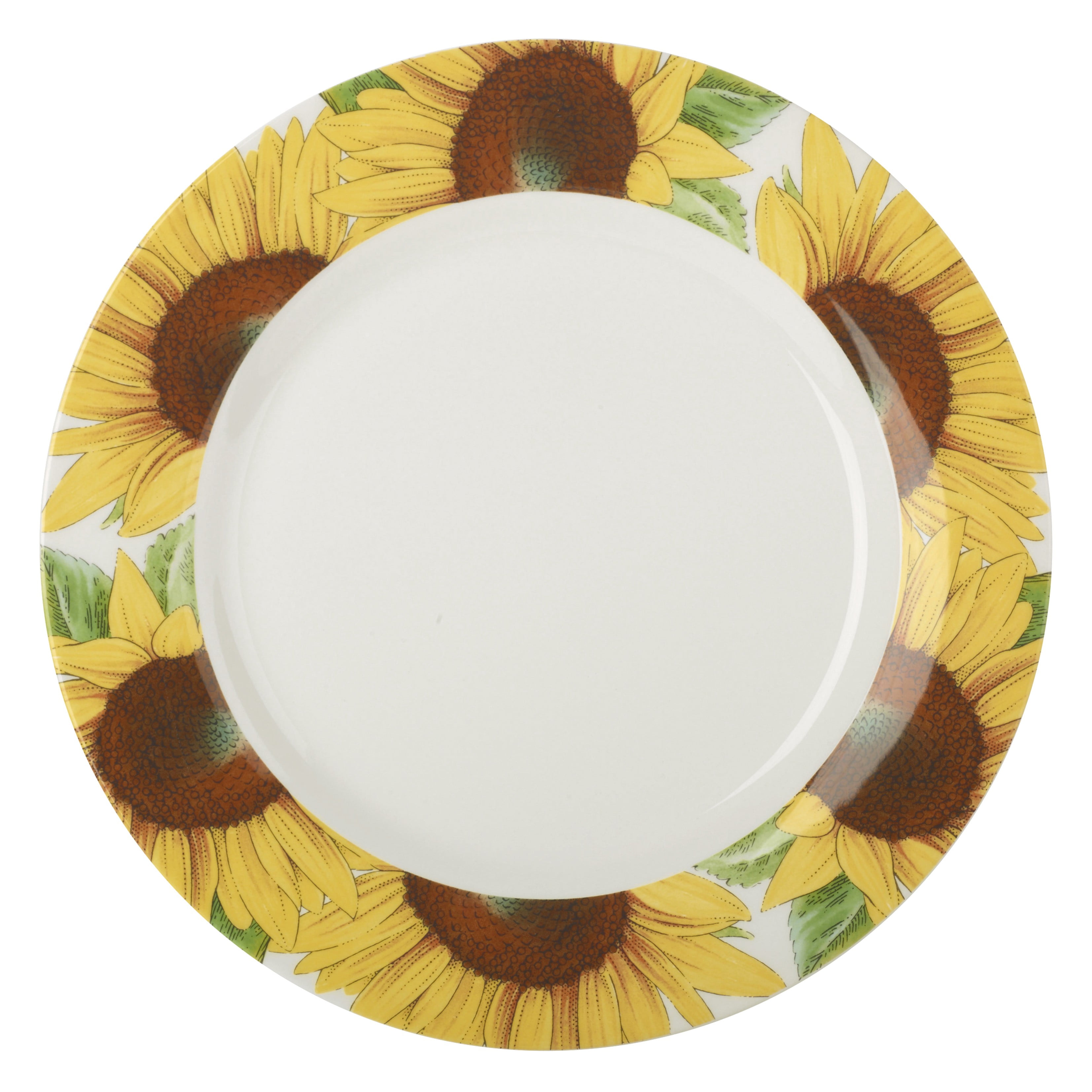Portmeirion Botanic Blooms Sunflower Dinner Plate Set of 4
