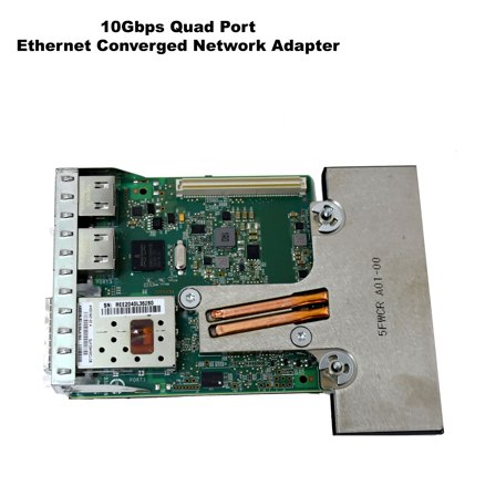 Dell FastLinQ QL41164 Quad‑Port, 10Gb, SFP , PCIe x8 Low‑Profile Card – D7J4K
