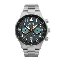 AVI-8 Hawker Hunter Carey Stainless Steel 43.5mm Japanese Quartz Wristwatch
