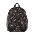 thumbnail image 2 of Floral Bloom Students Backpack - Bright Tropical Flower and Leaves with Watercolor Flower Pattern, Comfortable Adjustable Straps for Developing Students, 2 of 6