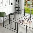 thumbnail image 6 of Anyask 32″ Tall 16 Panels Heavy Duty Metal Dog Playpen for Exercise Outdoor Indoor Fence, Black, 6 of 9