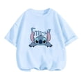 thumbnail image 5 of Ropa de niña Stitch de 3 a 12 años, camiseta para niños, camiseta de verano 2024 para bebés, ropa para niños, ropa para niñas, mono de camión para niños, 5 of 5