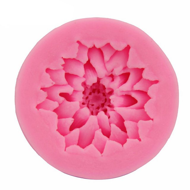 3D Lotus Flower Fondant Cake Mold Candy Sugar Craft Herramienta para hornear Xemadio CKCHGW2AQ