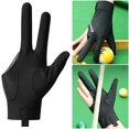 thumbnail image 2 of Guante Billar Fianza 3 Dedo Guantes No Deslizantes para La Izquierda/derecha Accesorios Deportivos Universales, 2 of 9