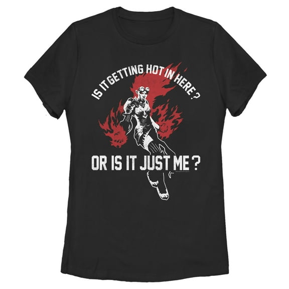 Women's Magic: The Gathering Chandra Hot in Here Graphic Tee Black 2X Large