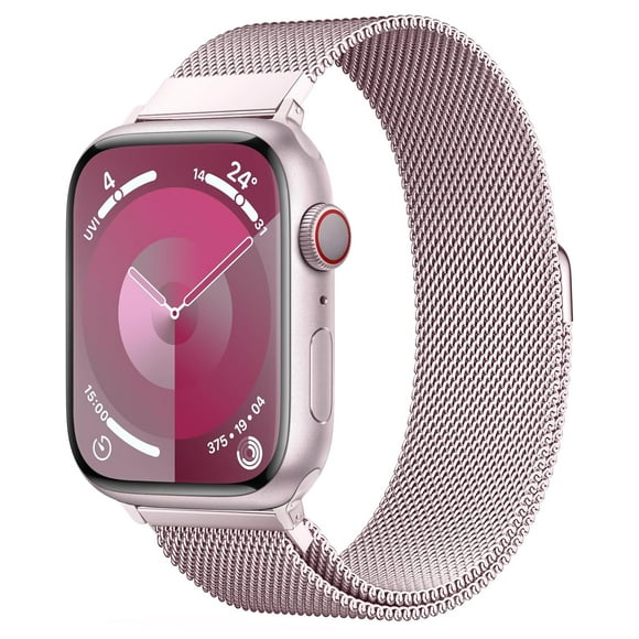 Correa de reloj BRG Milanese Loop de acero inoxidable 38-49 mm Apple