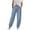 Blue, variant on IDALL Sweatpants Women Joggers for Women Women's Pants 2025 Fall Elastic Waist Baggy Jogger Pants Casual Basic Workout Bottom Trouser Pants With Pockets Lounge Pants Women Baggy Pants Blue L