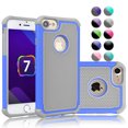 thumbnail image 1 of Apple iPhone 7 Case, Case For iPhone 7, Hybrid Shock Absorbing Best Impact Defender Rugged Slim Cover Shell Plastic Outer & Rubber Silicone Inner For iPhone 7 4.7", 1 of 4