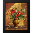 thumbnail image 2 of Ziman, Peter 12x14 Black Modern Framed Museum Art Print Titled - Field Flowers in Vase XI, 2 of 5