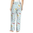 thumbnail image 3 of Daiia Space With Dino Astronauts Women's Sleep Pant with Pockets and Drawstring,Pajama Pants-XX-Large, 3 of 9