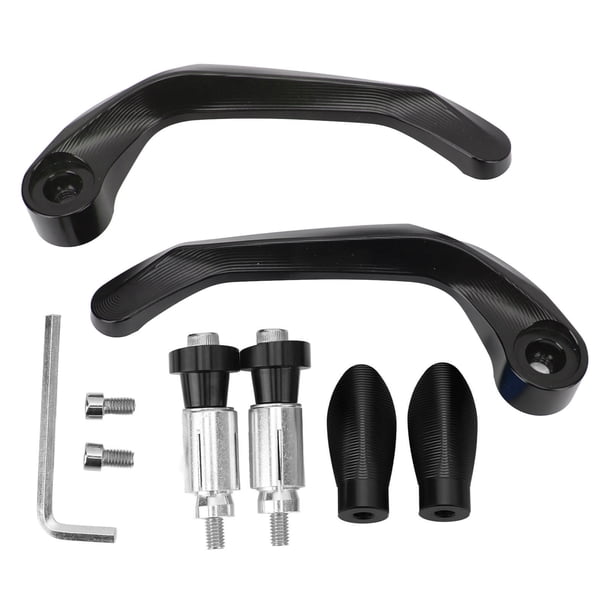 Protector de embrague de freno de motocicleta, superficie anodizada, resistente a impactos, universal, para manillar de 22 mm, color negro