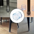 thumbnail image 3 of Clear Table Chairs Legs Caps Feet Silicone Pads Covers Floor Protector Sets, 3 of 5