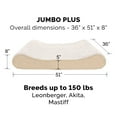 thumbnail image 3 of FurHaven | Memory Foam Ultra Plush Luxe Lounger Pet Bed for Dogs & Cats, Cream, Jumbo Plus, 3 of 13