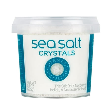 Pack of 8, Cornish Sea Salt Co. Crystal Sea Salt, 7.9 oz