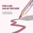 thumbnail image 4 of HHBEAUTY Mini Lip Liner Pencil, Wooden, Firm yet Smooth, Contour and Line with Ease, Perfectly Outlined Lips, Comfortable, Hydrating, Moisturizing, Rich Pigmented Color, Long Lasting, Walnut, 4 of 9