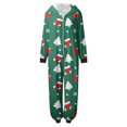 thumbnail image 3 of Liquidación de conjuntos familiares a juego, disfraz de cosplay con estampado de dibujos animados de manga larga, con capucha, ropa de dormir ligera e informal de invierno para adultos, niños y, 3 of 6