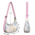 thumbnail image 4 of Starry Night Sky, Moon, Aurora Shoulder Bag Nylon Bag for Travel Vacation Shopping Hiking Cycling Gym, 4 of 5