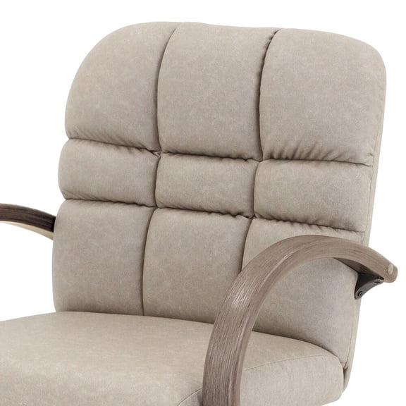 Chromcraft Douglas Swivel Dining Arm Chair in Sea Gray (Set of 2)