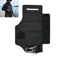 thumbnail image 2 of PU Leather Belt Loop Waist Multitool Sheath with Key Holder Knife Sheaths Flashlight Holster for Training Camping Climbing (Black), 2 of 10