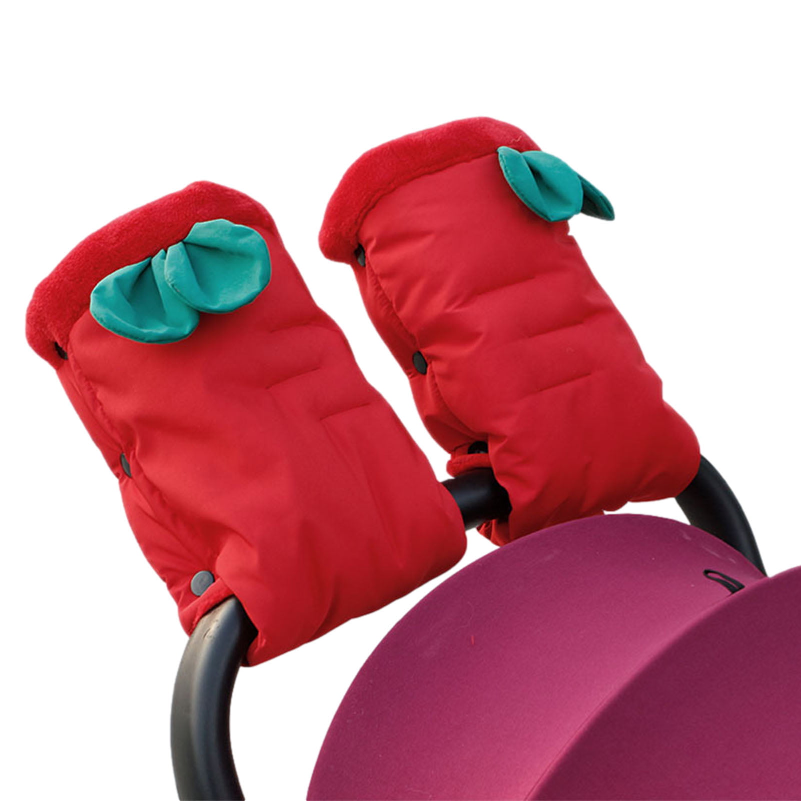 Waterproof Winter Pram Pushchair Warmer Gloves Stroller Mittens Hand Muff Cover 