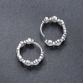thumbnail image 3 of Chain-Link Clip-On Earrings  925 Sterling Silver Minimalist Elegant Everyday Wear, 3 of 9