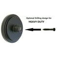thumbnail image 2 of 1" No Drilling Shower Closet Window Tension Rod, Heavy Duty, 24"-42", Matte Black, 2 of 5