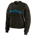thumbnail image 2 of Women's WEAR by Erin Andrews  Cream Carolina Panthers Knitted Tri-Blend Long Sleeve T-Shirt & Pants Lounge Set, 2 of 6