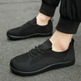 thumbnail image 7 of Men's Casual Shoes Couple Wide Toe Low Top Lace Up On Lightweight Athletic Walking Fitness Outdoor Sport Sneakers, 7 of 7