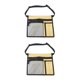 thumbnail image 4 of Kenally Bolsa para delantal de herramientas con correa ajustable, resistente y resistente al desgarro, con 5 bolsillos, gris + caqui gris+caqui 2Conjunto, 4 of 6