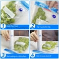 thumbnail image 4 of Handheld Vacuum Sealer for Food Storage – Portable & Rechargeable, Easy One-Hand Automatic Operation, 1 Vacuum Sealer white, 4 of 5