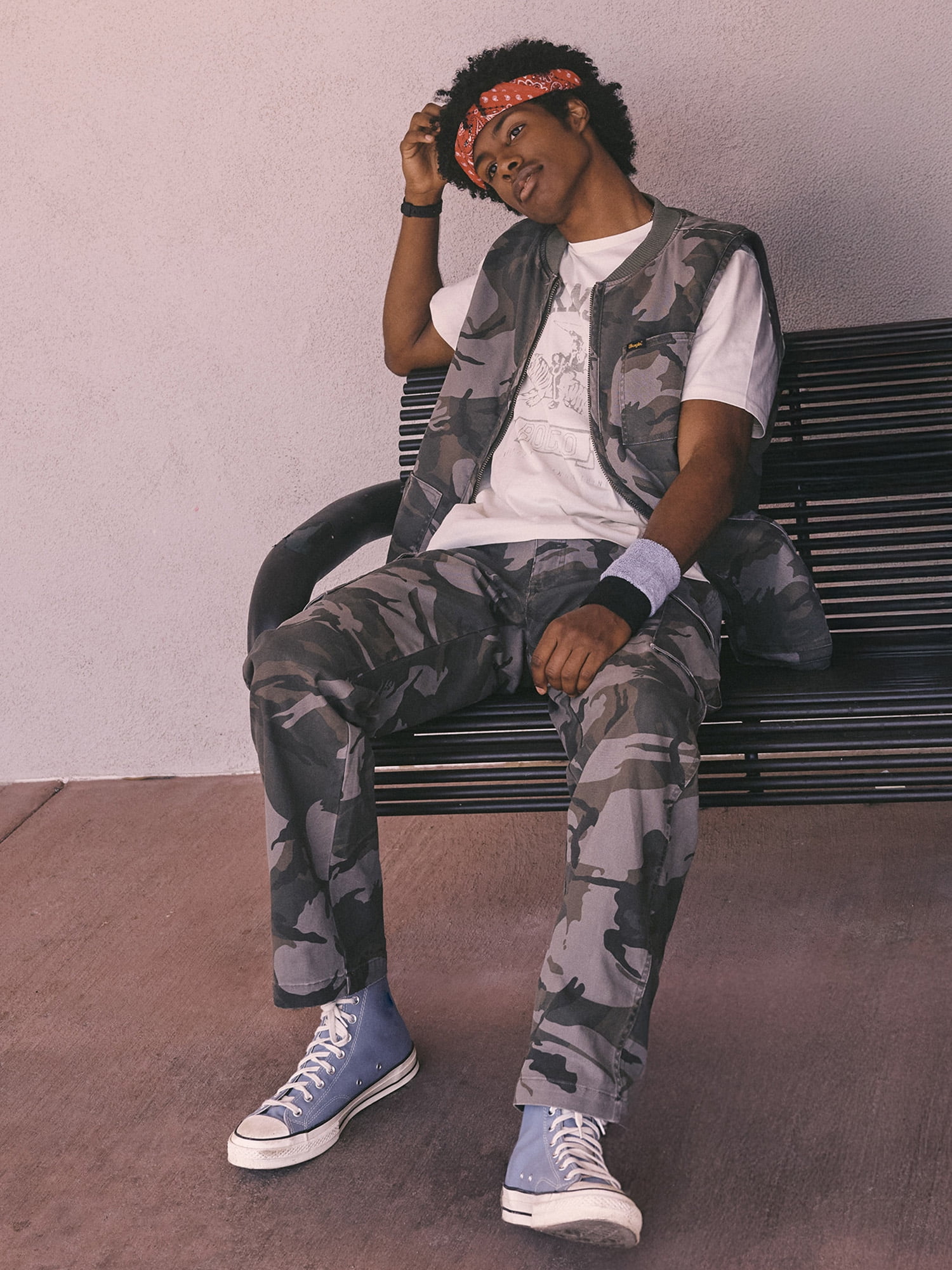 Wrangler® x Stranger Things® Mike/Lucas Camo Pant