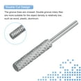 thumbnail image 3 of Unique Bargains 3mm Shank 6mm Cutting Dia Double Cut Cylinder Tungsten Carbide Rotary Files, 3 of 5